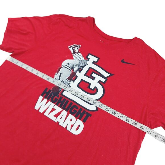 Nike Cooperstown Collection St Louis Cardinals Ozzie Smith T-Shirt Mens XXL Red - Picture 7 of 9